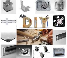Accessoires, poignées, charnières, fermoirs, profilés aluminium pour construire flightcases Réaliser vos flightcase - DIY
